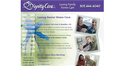 Desktop Screenshot of dignitycare.com